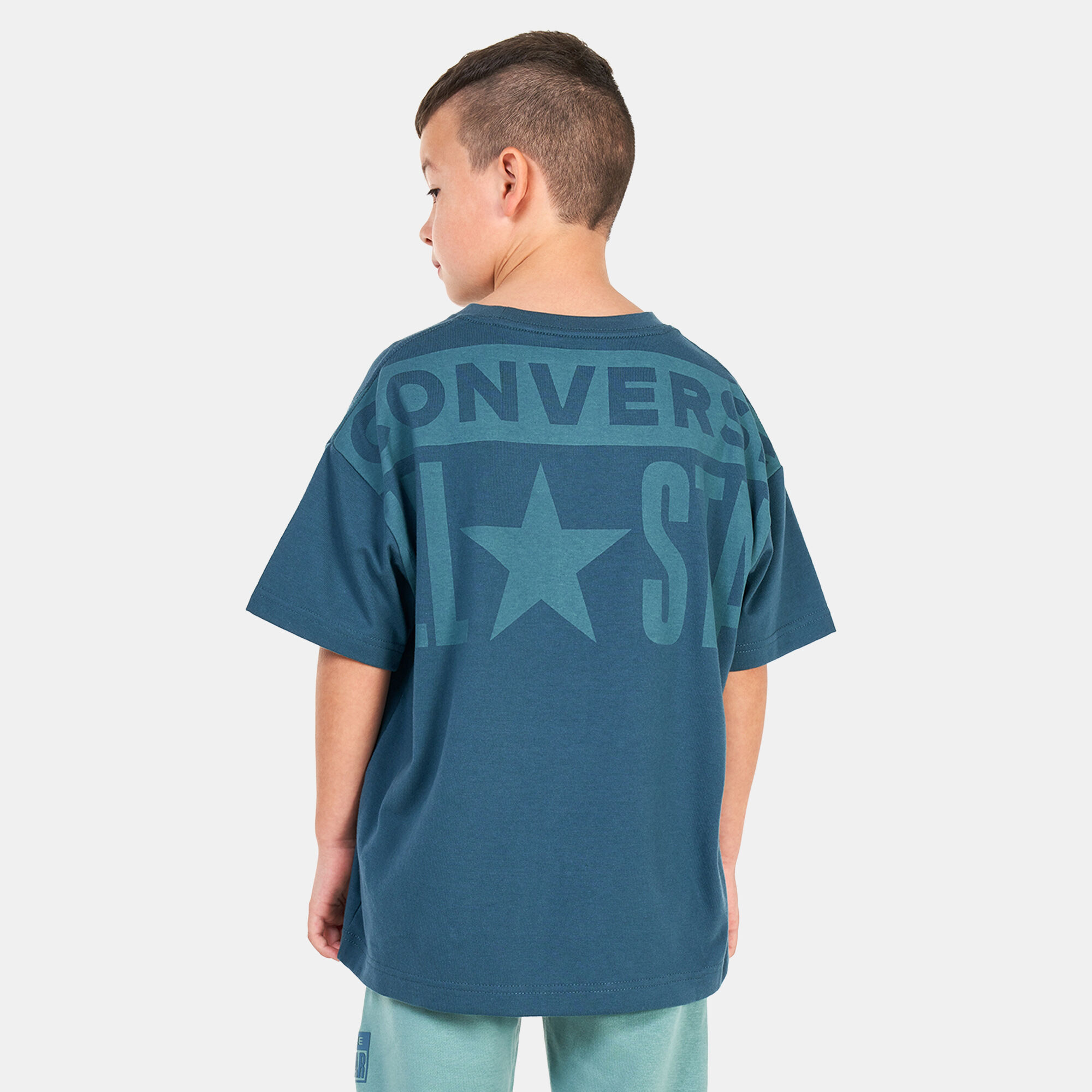 Kids All Star Graphic T Shirt Green Converse in KSA SSS