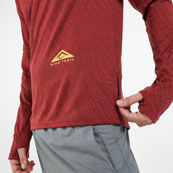 Nike Men's Dri-FIT Element 1/2 Zip Trail T-Shirt Multi-Color Nike Men's Dri-FIT Element 1/2 Zip Trail T-Shirt Multi-Color image number 3