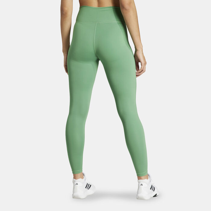 adidas Women’s Training Essentials 7/8 Training Leggings Green image number 1
