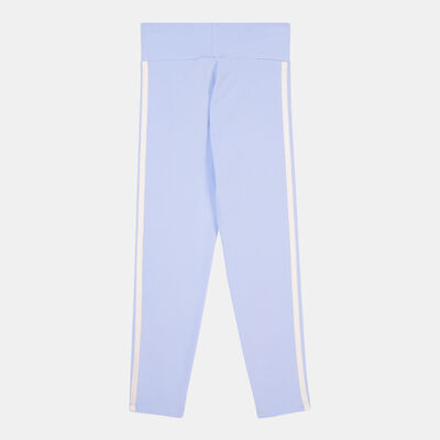 adidas Originals Kids' Graphic Print High-Waist Leggings Blue