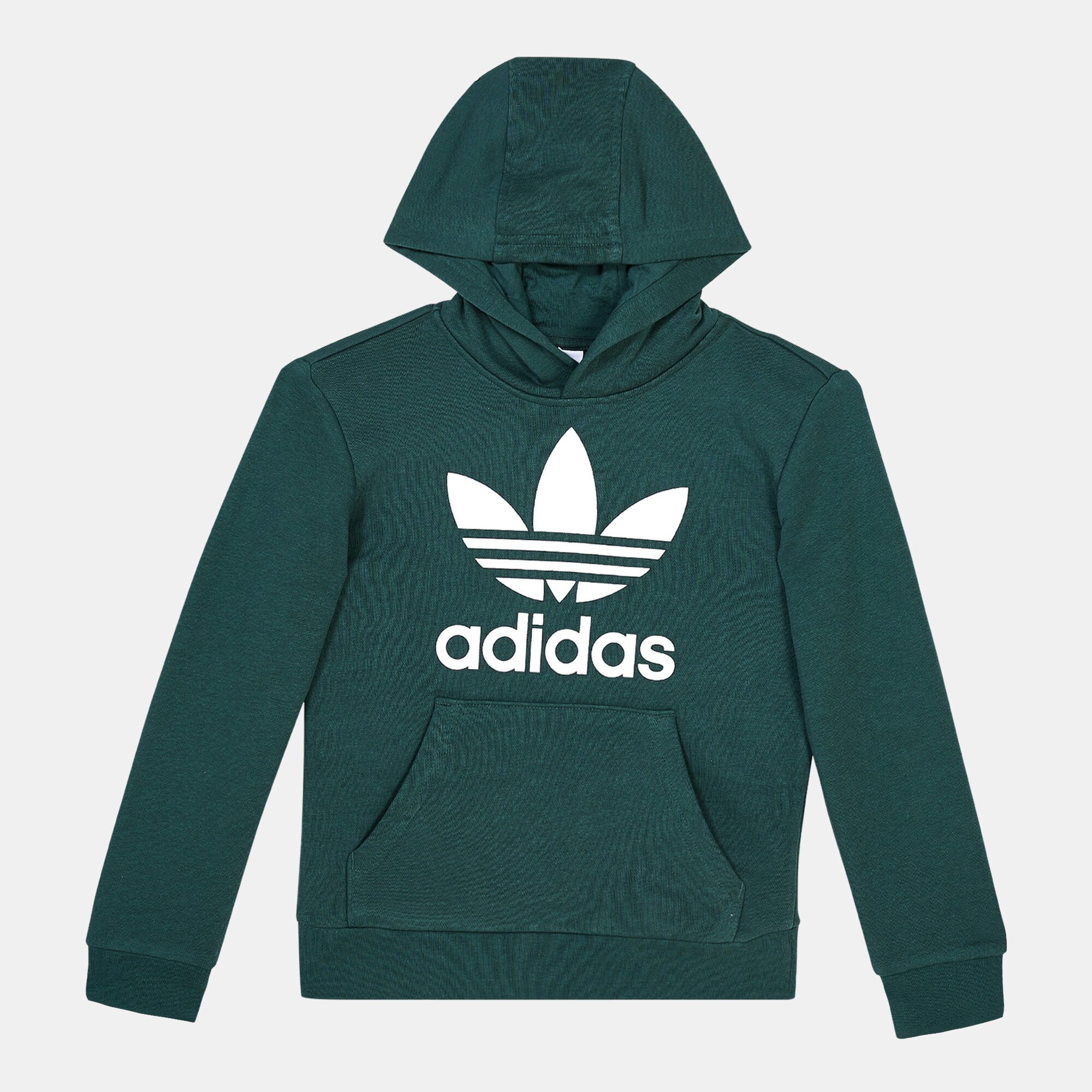 Adidas trefoil hoodie kids discount