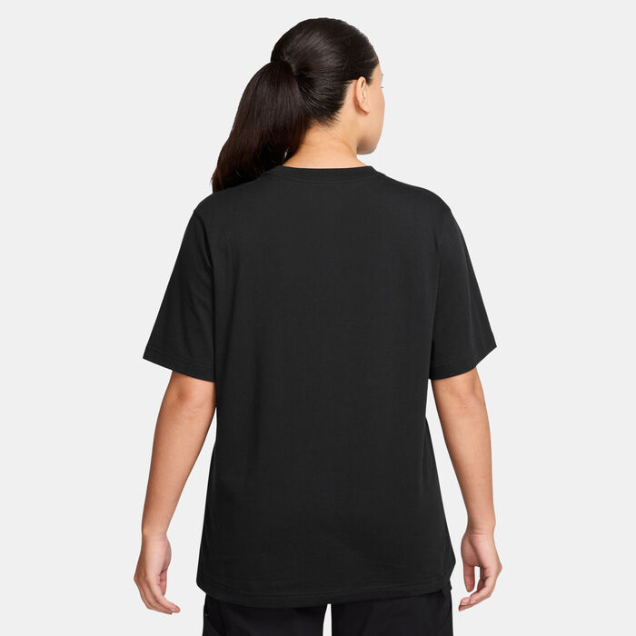 Nike Women's Sportswear T-Shirt Black Nike Women's Sportswear T-Shirt Black image number 1