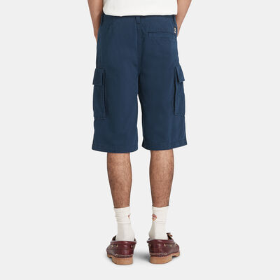 Timberland Men's Twill Cargo Shorts Blue