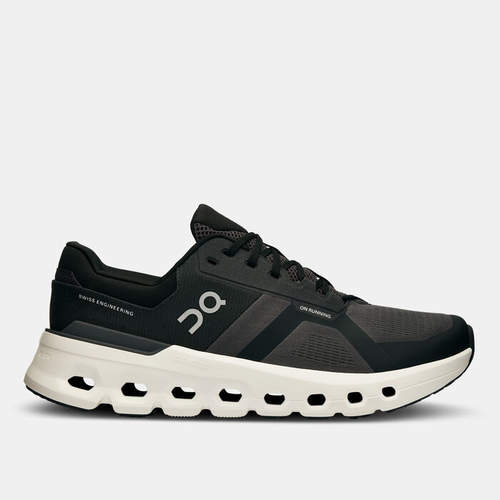 On Men's Cloudrunner 2 Wide Running Shoes Black On Men's Cloudrunner 2 Wide Running Shoes Black image number 0