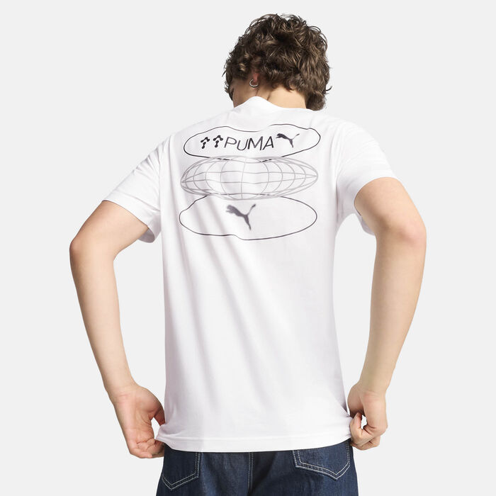 PUMA Men's Graphics Circles T-Shirt White image number 1