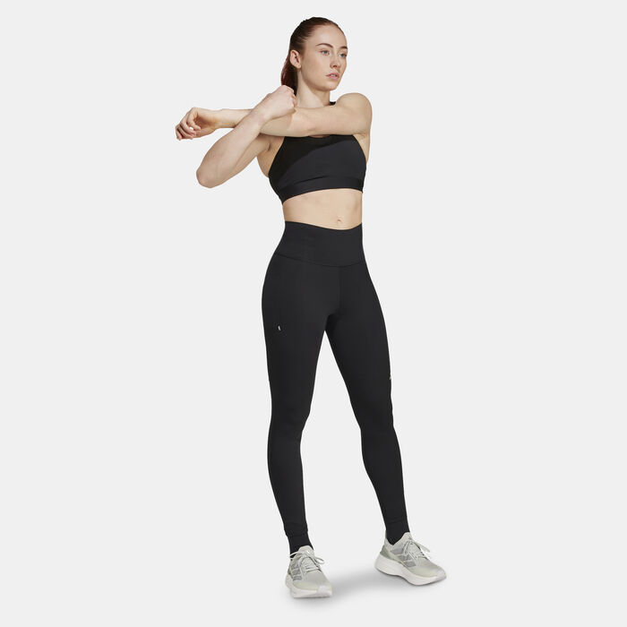 adidas Women's Ultimateadidas Run High-Support Training Sports Bra Black adidas Women's Ultimateadidas Run High-Support Training Sports Bra Black image number 2