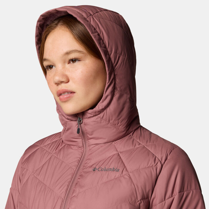 Columbia Women's Heavenly Full-Zip Hoodie Pink Columbia Women's Heavenly Full-Zip Hoodie Pink image number 3
