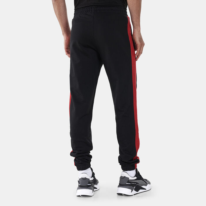 New Era Men's NBA Chicago Bulls Team Logo Sweatpants Black New Era Men's NBA Chicago Bulls Team Logo Sweatpants Black image number 1