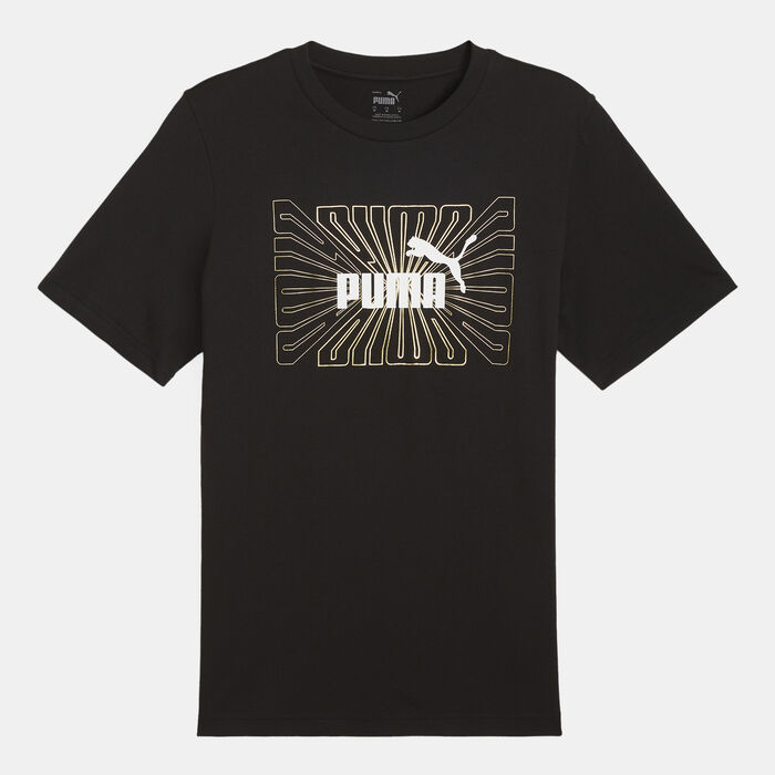 PUMA Men's Graphics Foil T-Shirt Black image number 0