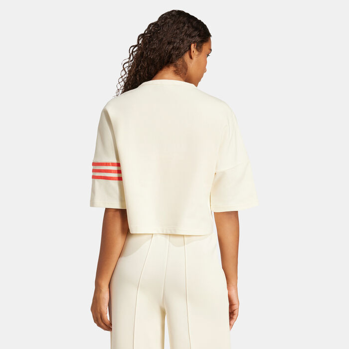 adidas Originals Women's Neuclassics T-Shirt White adidas Originals Women's Neuclassics T-Shirt White image number 1