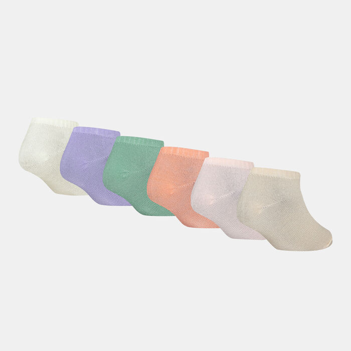 Nike Kids' NHG Metallic Swoosh No-Show Socks (6 Pack) Multi-Color Nike Kids' NHG Metallic Swoosh No-Show Socks (6 Pack) Multi-Color image number 1