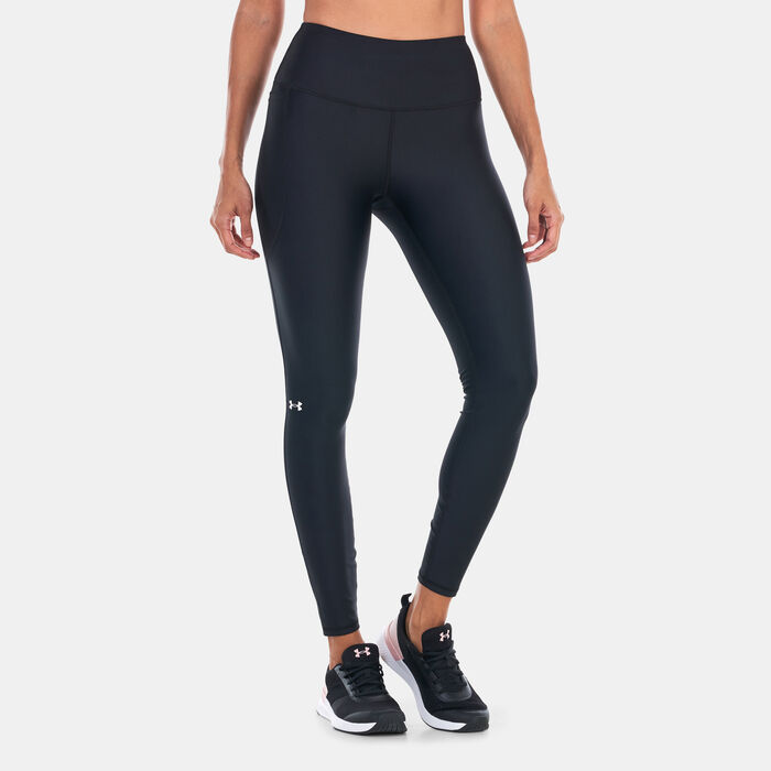 Under Armour Women's HeatGear® Evolved Graphic Leggings Black image number 0