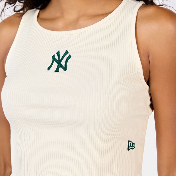 New Era Women's MLB New York Yankees Crop Top Beige New Era Women's MLB New York Yankees Crop Top Beige image number 7