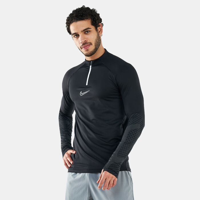 Nike Men's Dri-FIT Strike Drill Soccer Top Grey image number 0