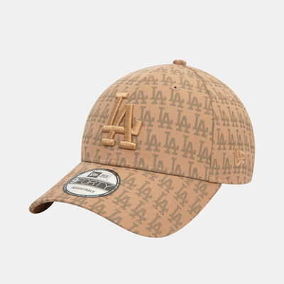 New Era Men's MLB Los Angeles Dodgers Monogram 9FORTY Cap Beige