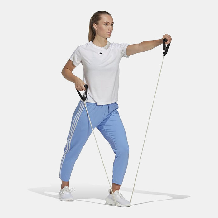 adidas Women's Train Essentials T-Shirt White adidas Women's Train Essentials T-Shirt White image number 2