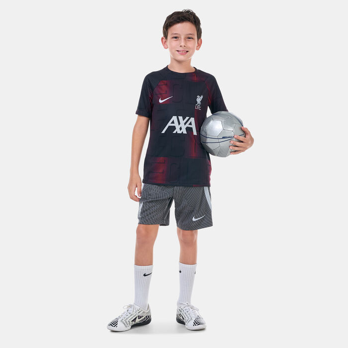 Nike Kids' Liverpool F.C. Academy Pro Dri-FIT Football Pre-Match Top Black Nike Kids' Liverpool F.C. Academy Pro Dri-FIT Football Pre-Match Top Black image number 2