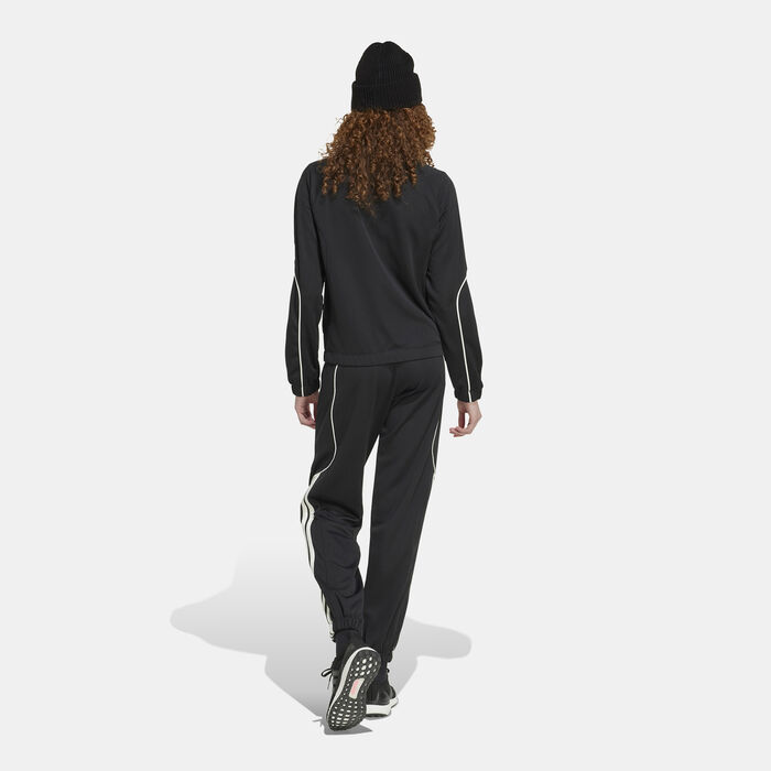 adidas Women's Stadium Tracksuit Black adidas Women's Stadium Tracksuit Black image number 1