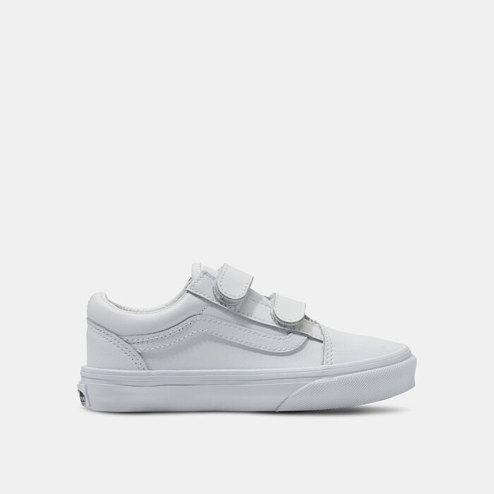 Vans Kids' Old Skool Classic Shoes White Vans Kids' Old Skool Classic Shoes White image number 0