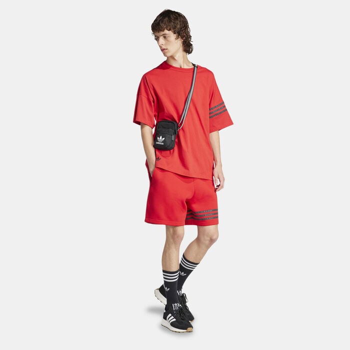 adidas Originals Men's Street Neuclassic Shorts Red adidas Originals Men's Street Neuclassic Shorts Red image number 2