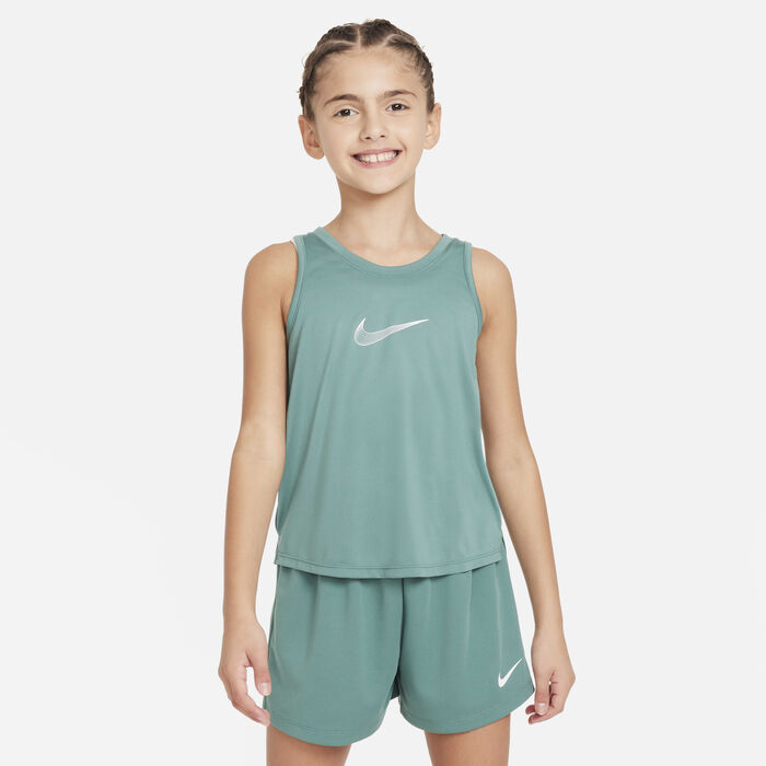 Nike Kids' Dri-FIT One Training Tank Green Nike Kids' Dri-FIT One Training Tank Green image number 0