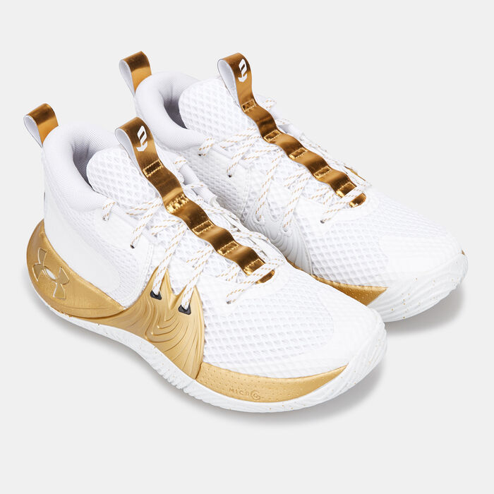 Under Armour Embiid One Basketball Shoe White Under Armour Embiid One Basketball Shoe White image number 1