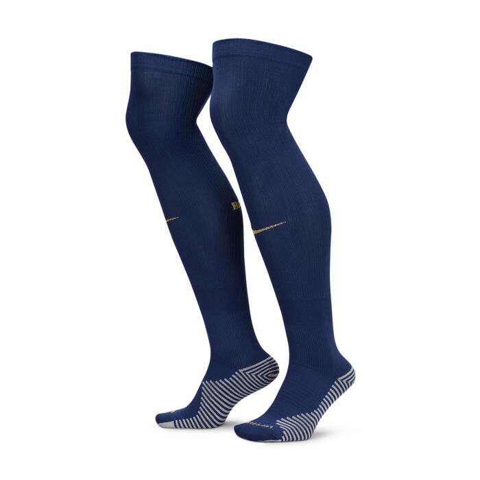 Nike FC Barcelona Strike Home/Away Football Over-The-Calf Socks Blue Nike FC Barcelona Strike Home/Away Football Over-The-Calf Socks Blue image number 0