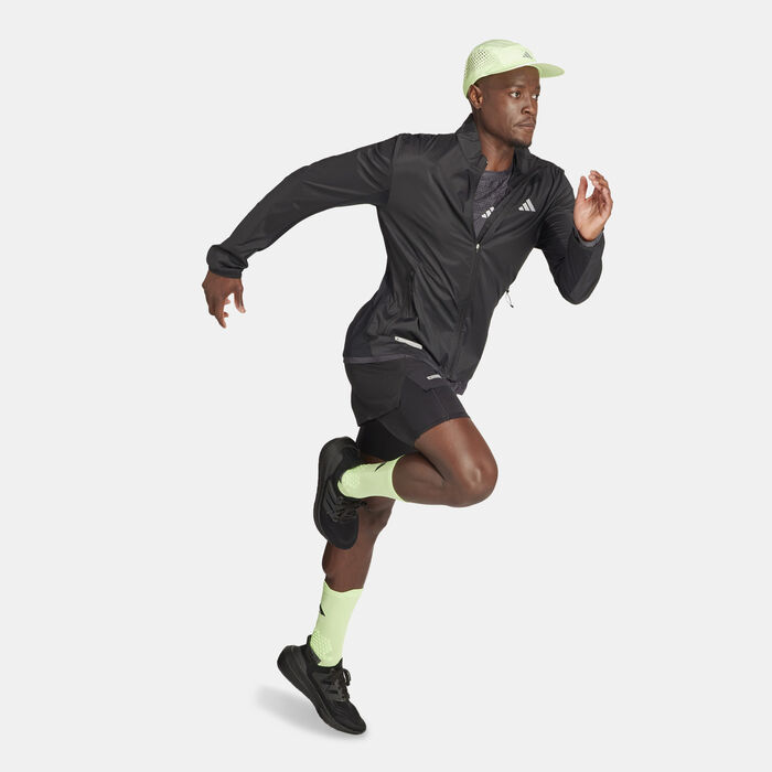 adidas Men's Ultimateadi 2-In-1 Running Shorts Black image number 2