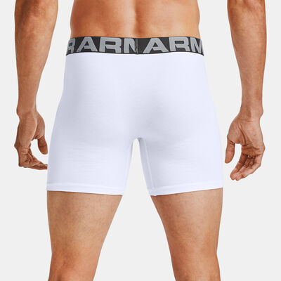 Under Armour Men's Charged Cotton® Boxerjock® Boxers (3 Pack) White