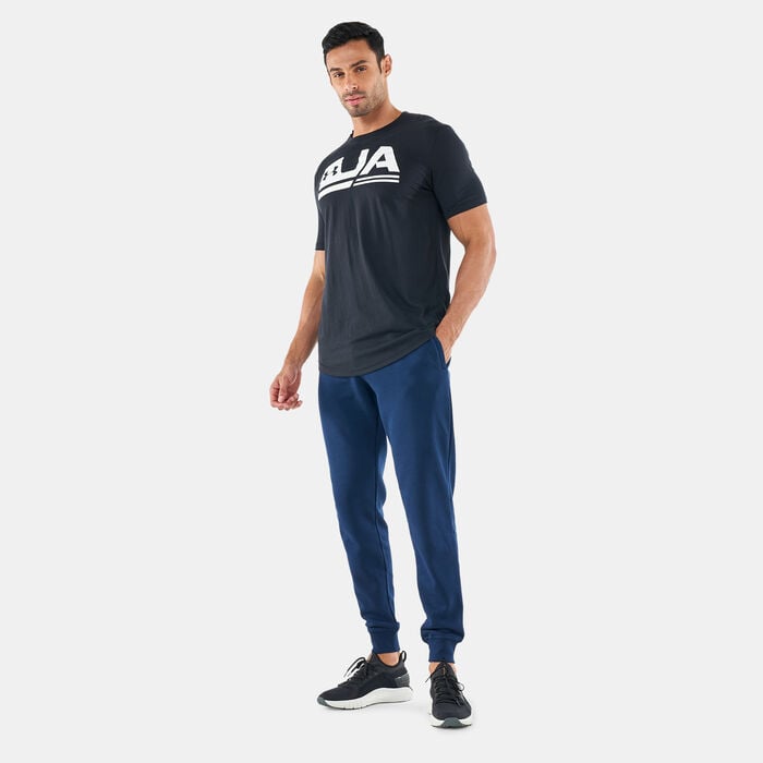 Under Armour Men's UA Rival Fleece Sweatpants Blue Under Armour Men's UA Rival Fleece Sweatpants Blue image number 2