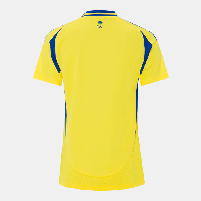 adidas Women's Al Nassr 24/25 Home Football Jersey yellow adidas Women's Al Nassr 24/25 Home Football Jersey yellow image number 1