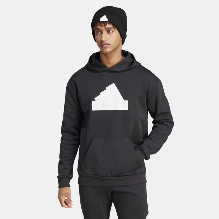 adidas Men's Future Icons Badge of Sport Hoodie Black adidas Men's Future Icons Badge of Sport Hoodie Black image number 0