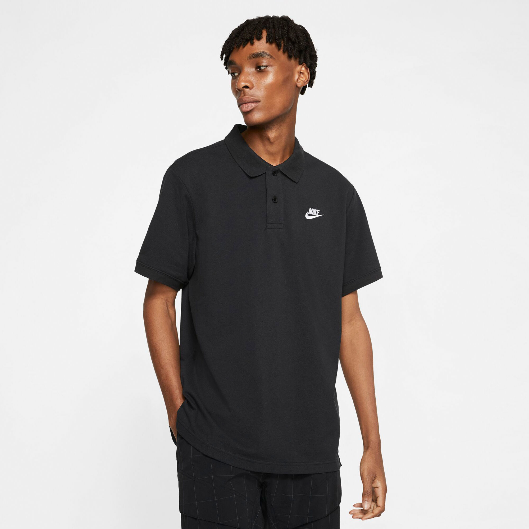 Men s Sportswear Club Pique Polo Shirt Black Nike in KSA SSS