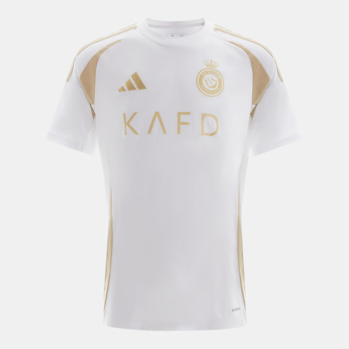 adidas Men's Al Nassr 24/25 Third Replica Football Jersey White adidas Men's Al Nassr 24/25 Third Replica Football Jersey White image number 0