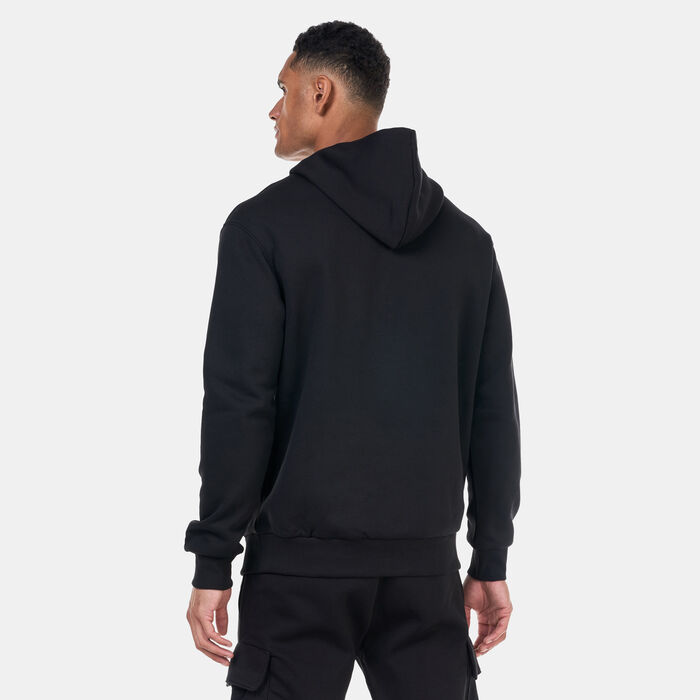 New Era Men's Script Logo Hoodie Black New Era Men's Script Logo Hoodie Black image number 1