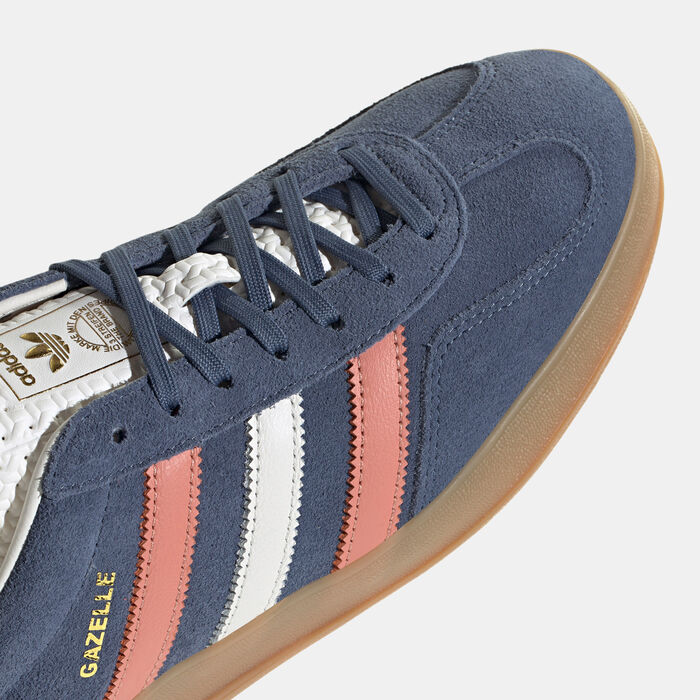 adidas Men's Gazelle Indoor Shoes Blue adidas Men's Gazelle Indoor Shoes Blue image number 5