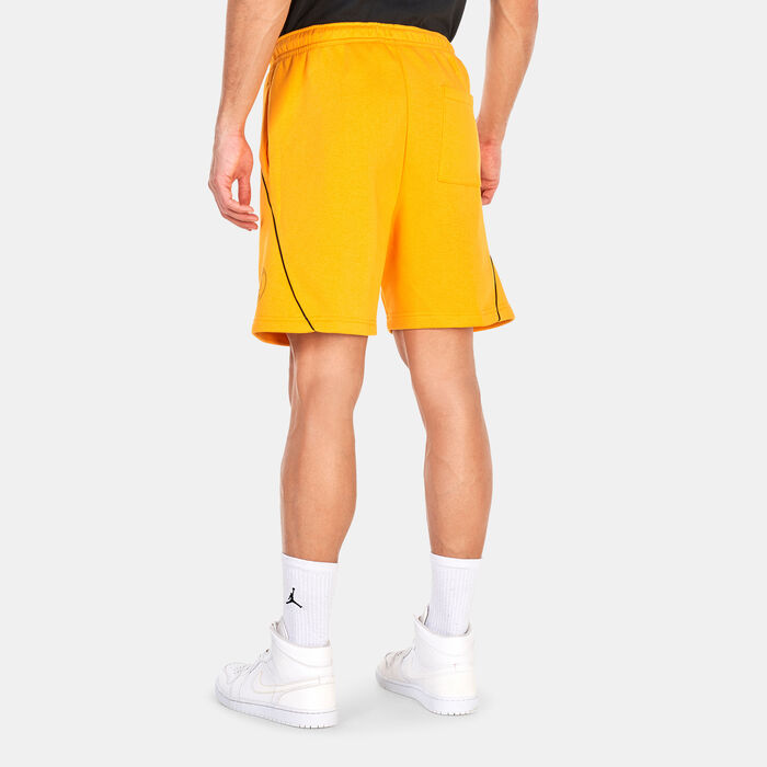 Jordan Men's Paris Saint-Germain Fleece Shorts Orange Jordan Men's Paris Saint-Germain Fleece Shorts Orange image number 1