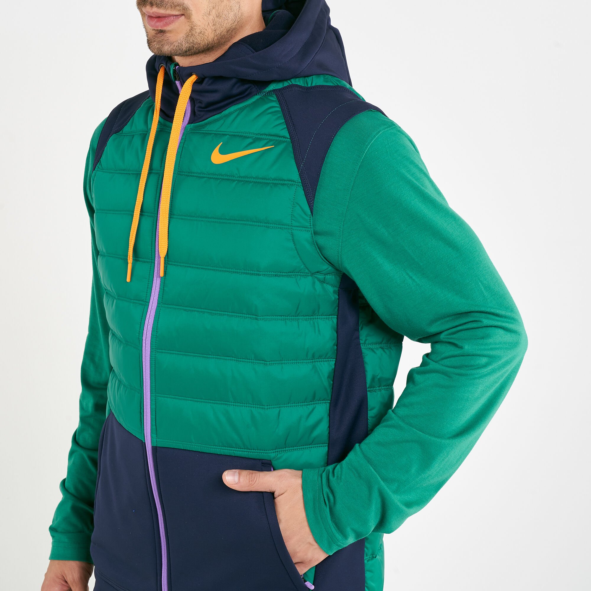 Nike men's winterized therma full zip jacket hot sale
