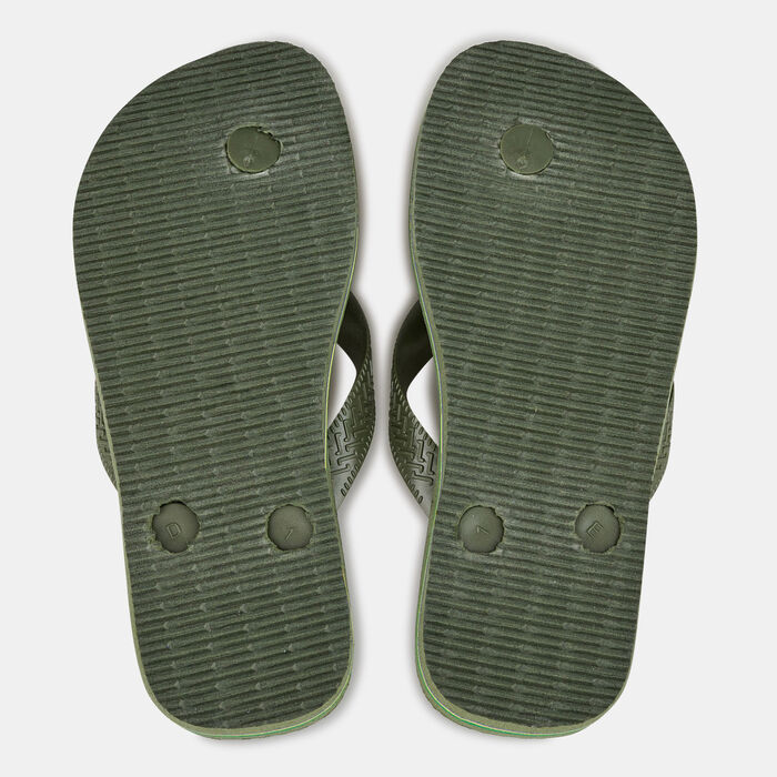 Havaianas Brasil Logo Flip Flops Green Havaianas Brasil Logo Flip Flops Green image number 1