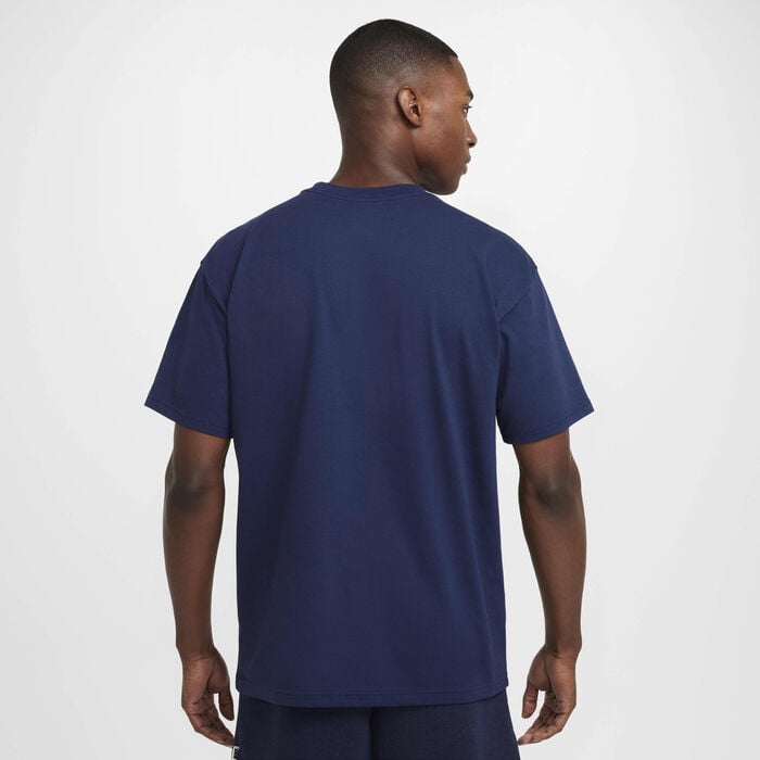 Nike Men's Max90 Basketball T-Shirt Blue Nike Men's Max90 Basketball T-Shirt Blue image number 1