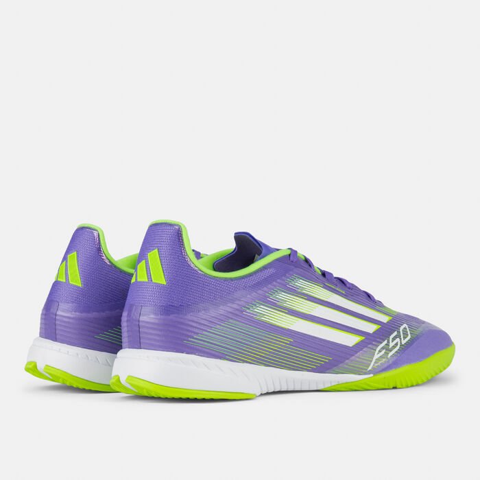 adidas Men's F50 League Indoor Court Football Shoes Purple adidas Men's F50 League Indoor Court Football Shoes Purple image number 2