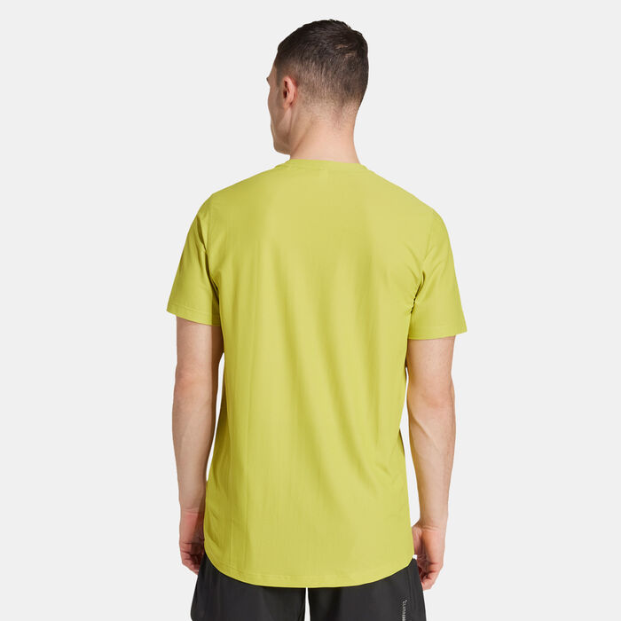 adidas Men's Own the Run T-Shirt Green adidas Men's Own the Run T-Shirt Green image number 1