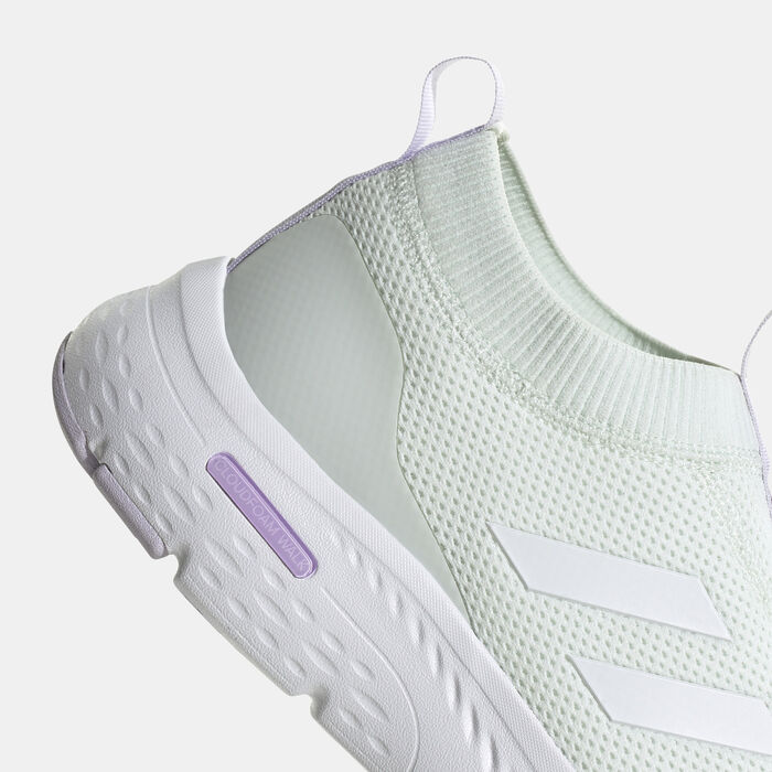 adidas Women's Cloudfoam Move Sock Shoes Green adidas Women's Cloudfoam Move Sock Shoes Green image number 5
