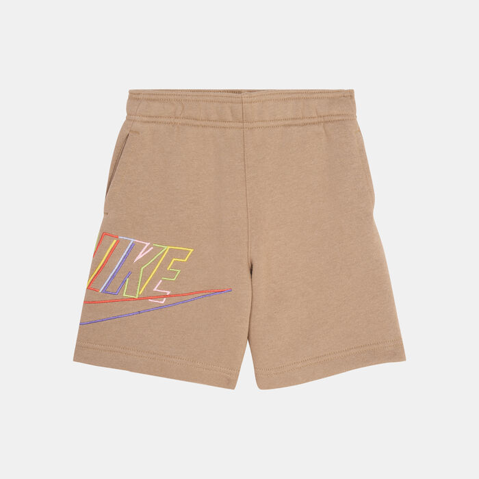 Nike Kids' Sportswear Club HBR Core Shorts Brown Nike Kids' Sportswear Club HBR Core Shorts Brown image number 0