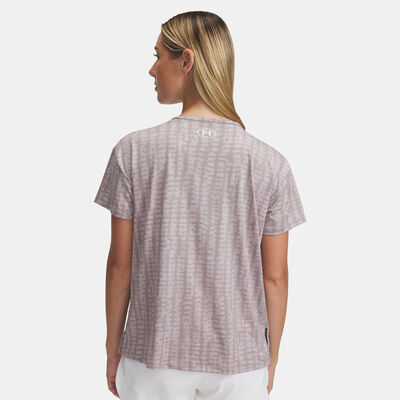 Under Armour Women's Vanish Energy 2.0 Printed T-Shirt Grey