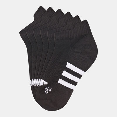 adidas Men's Performance Cushioned Low Socks (3 Pack) Black
