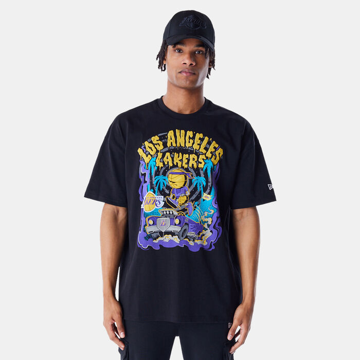 New Era Men's NBA Los Angeles Lakers Graphic T-Shirt Black New Era Men's NBA Los Angeles Lakers Graphic T-Shirt Black image number 0