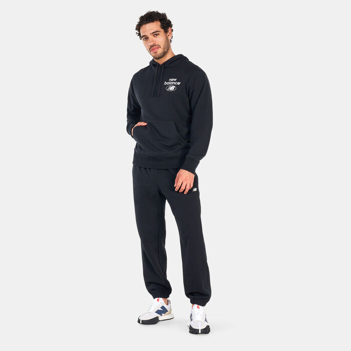 New Balance Men's Essentials Hoodie Black New Balance Men's Essentials Hoodie Black image number 2