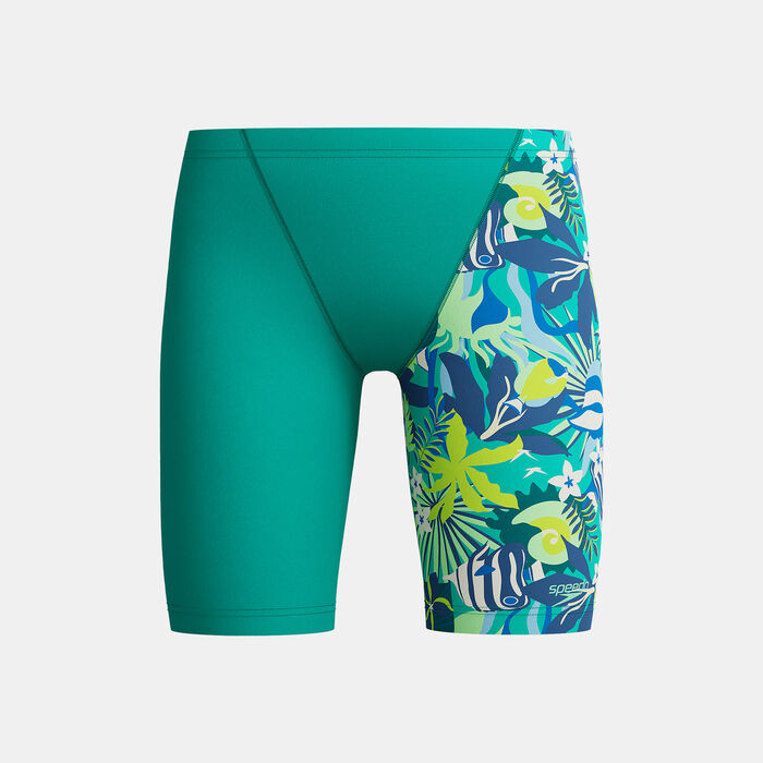 Speedo Kids' Endurance+ Essential Swimming Jammers Green Speedo Kids' Endurance+ Essential Swimming Jammers Green image number 0