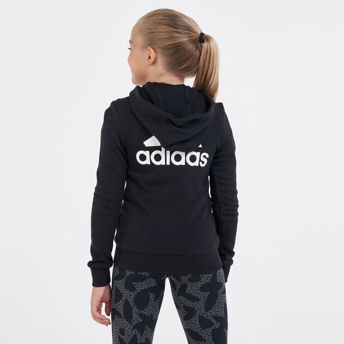 adidas Kids' Essentials Hoodie Grey adidas Kids' Essentials Hoodie Grey image number 1